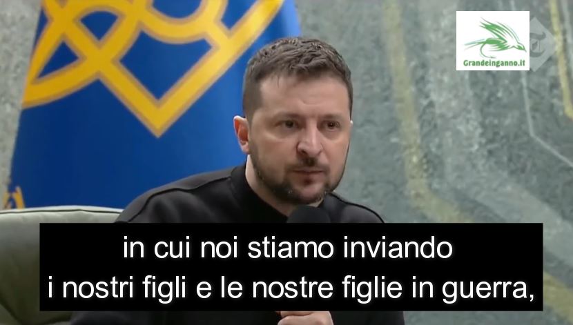 Zelensky avverte gli USA: se non mi sostenete dovrete mandare i vostri figli a morire in Europa - Grandeinganno