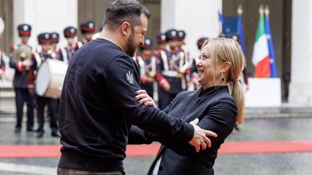 Meloni: "Scommettiamo sulla vittoria dell'Ucraina". Poi esorta Mosca ritirare le truppe. - Grandeinganno