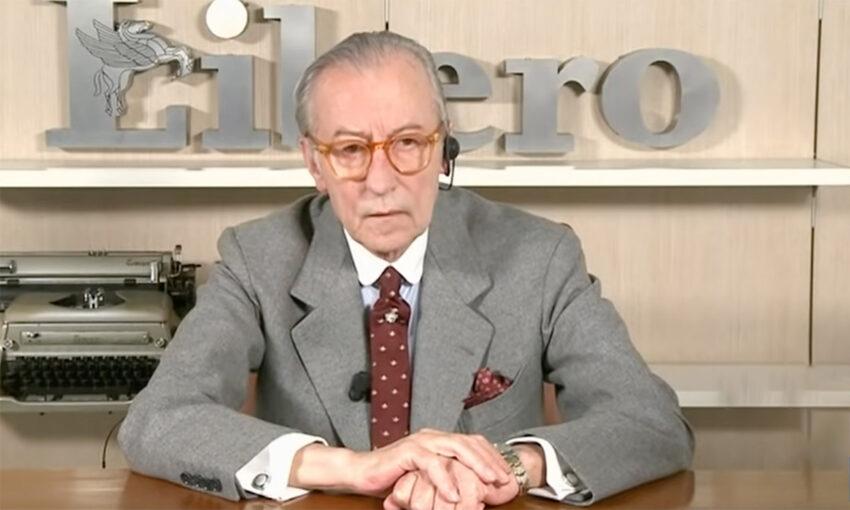 Vittorio Feltri: "I complici del COVID sono i no vax ai quali auguro una morte serena" - Grandeinganno