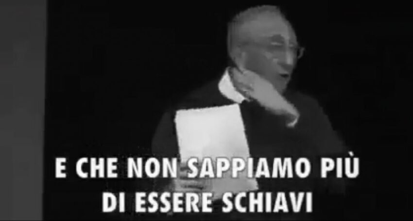 Marco Guzzi : Siete schiavi felici. Bisogna Ricordare cosa significa "esseri umani" - Grandeinganno
