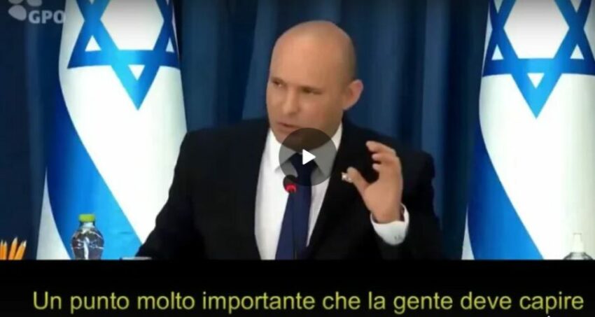 Bennett, primo ministro d'Israele : i non vaccinati non si ammalano perché si nascondono in casa - Grandeinganno