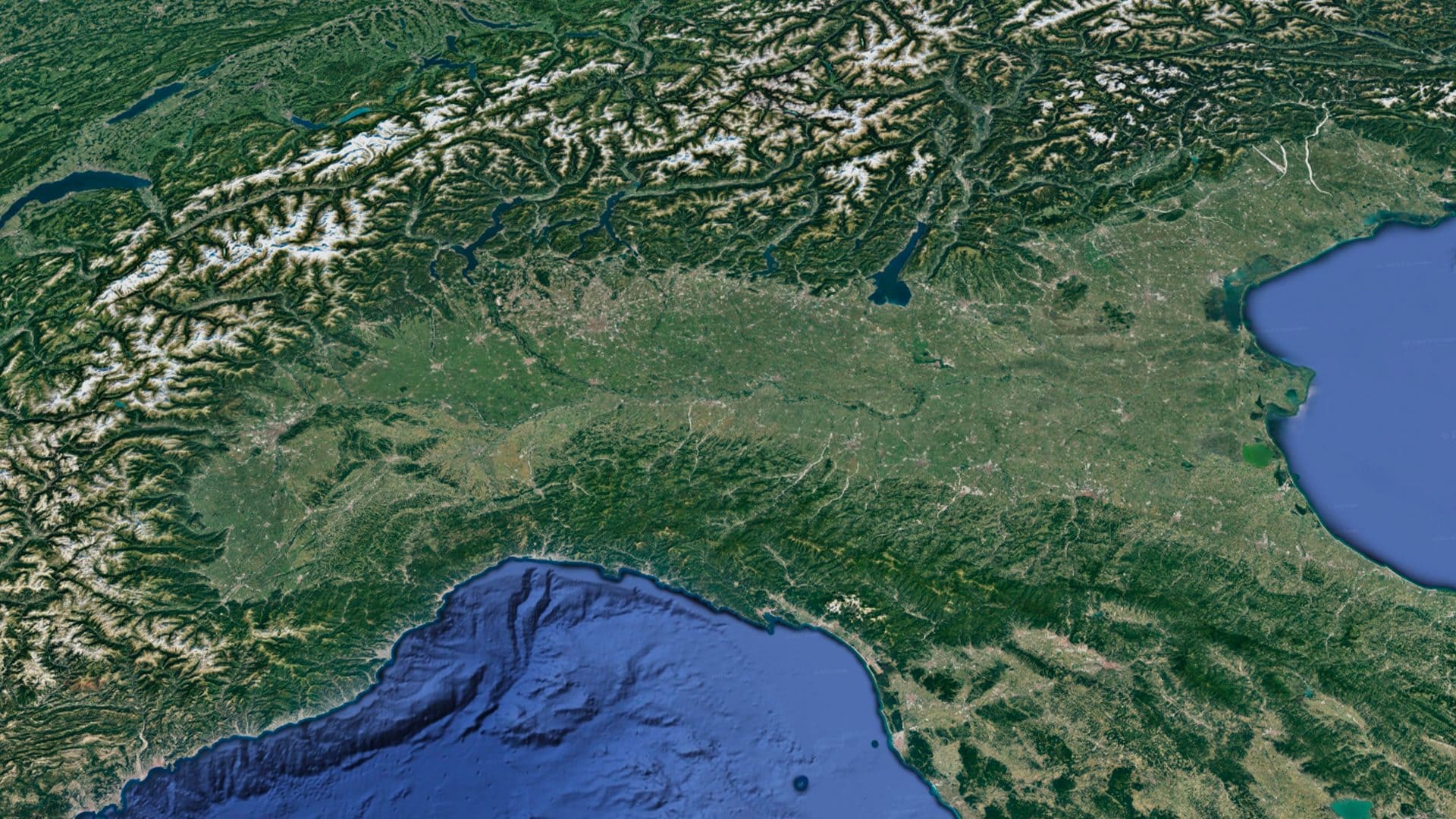 L'origine della Pianura Padana: ecco come si è formata la pianura alluvionale