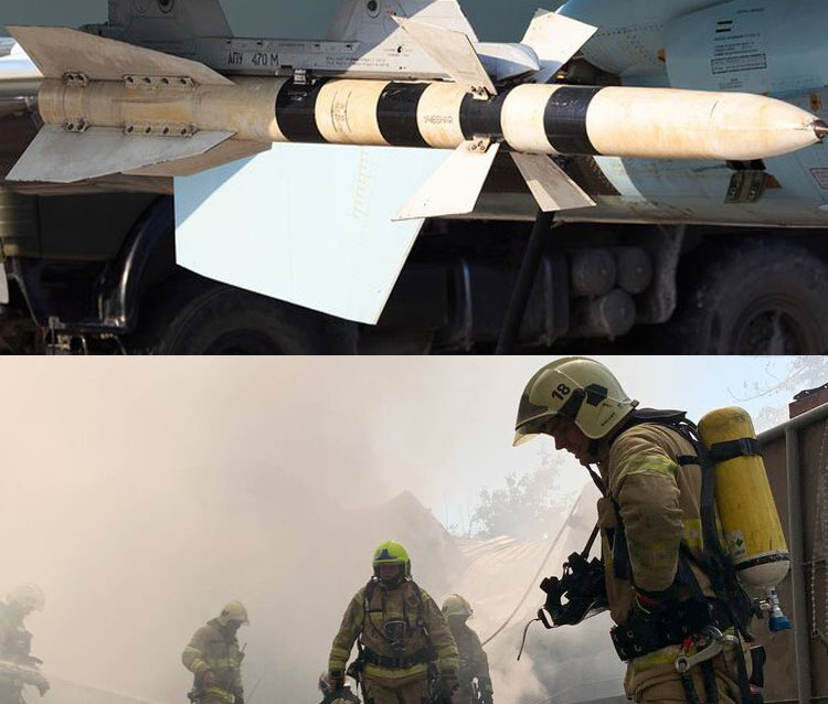 Kiev: quattro esperti del ministero dell'Interno hanno segato un razzo terra-aria con una smerigliatrice ed è esploso. (gli esperti). - Grandeinganno