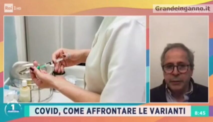 Andrea Crisanti: "Non si vaccina in presenza di varianti" - Grandeinganno