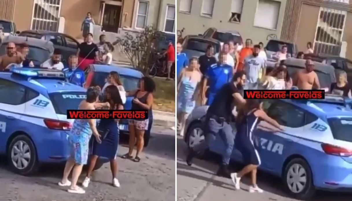 Video delle ladre che rischiano il linciaggio in strada a Brindisi, folla inferocita fermata dalla polizia