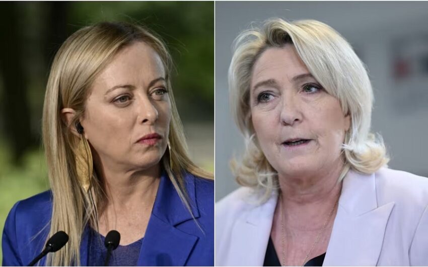 Marine Le Pen critica la politica sull'immigrazione dell'UE e accusa Giorgia Meloni di cedere a Bruxelles sulla politica dell'immigrazione - Grandeinganno