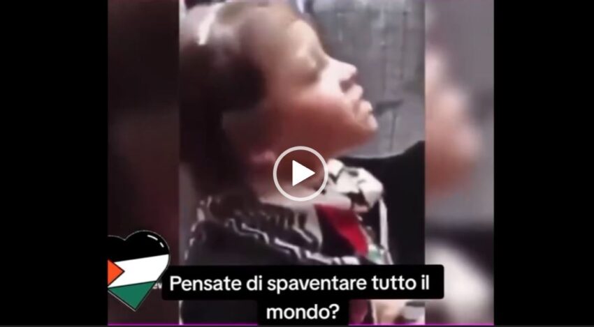 Bambina Palestinese affronta i soldati Israeliani: "credete di spaventare il mondo?" - Grandeinganno