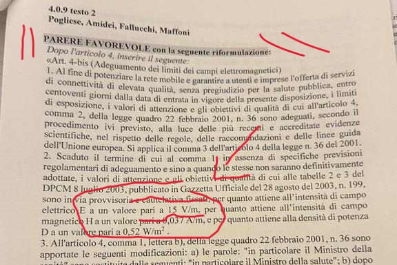 Approvato in Senato, l’elettrosmog passa a 15 V/m (camuffati anche 30-40 V/m): dal 2024 in tutta Italia più pericolo cancro nell’aria – Oasi Sana