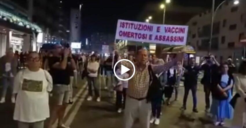 Vaccini, Mestre bloccata da protesta: Vogliamo la verità! - Grandeinganno