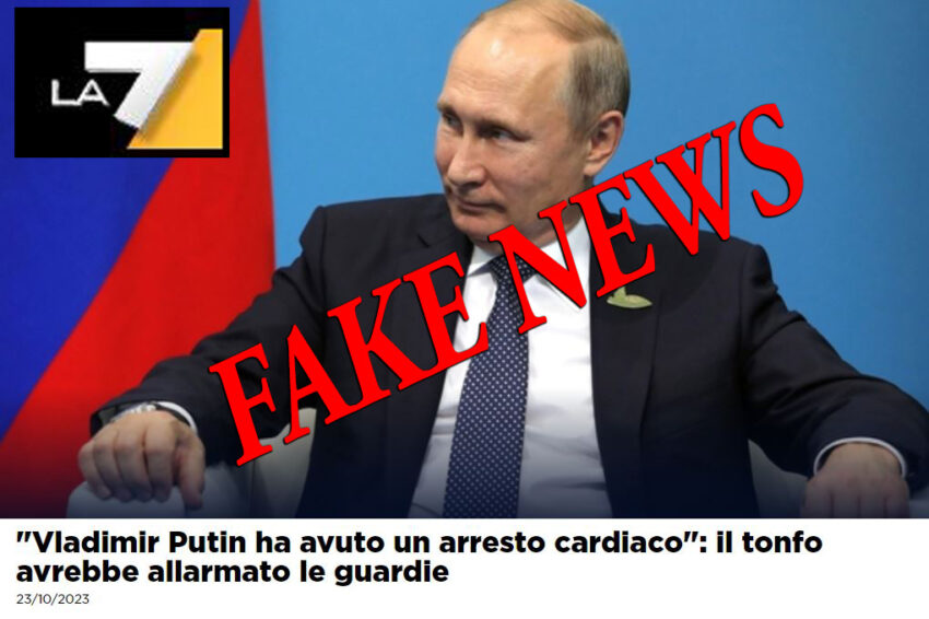 Putin e l'arresto cardiaco inesistente: Fake diffusa dalla stampa italiana, nata da un canale telegram satirico - Grandeinganno