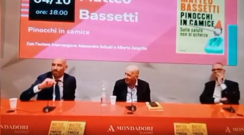 Vaccini Pfizer: Domanda scomoda durante la presentazione del libro di Bassetti e lui chiede che gli venga tolto il microfono - Grandeinganno