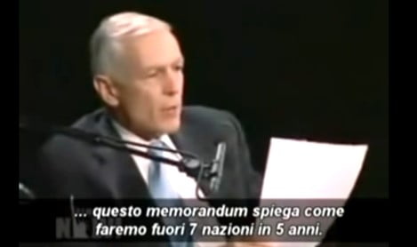 USA, generale Clark: "Guerre e terrorismo sono stati pianificati da noi" • Imola Oggi