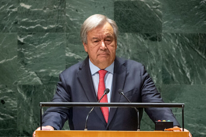 António Guterres, Segretario Generale delle Nazioni Unite (ONU): "Gaza sta diventando un cimitero di bambini." - Grandeinganno
