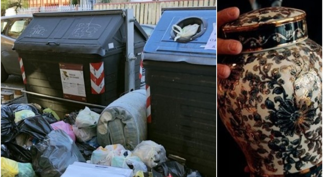 Roma, abbandona le ceneri del padre vicino a un cassonetto dell'Ama: denunciata una 56enne