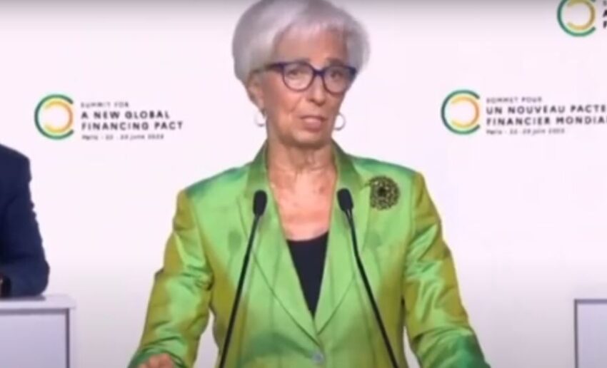 Presidente della Banca Centrale Europea (BCE) Christine Lagarde: Inflazione? Colpa del cambiamento climatico - Grandeinganno