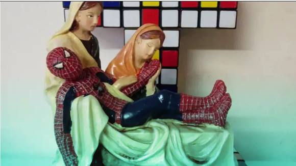 Mostra "blasfema" in chiesa: l'ultima provocazione del prete no global • Imola Oggi