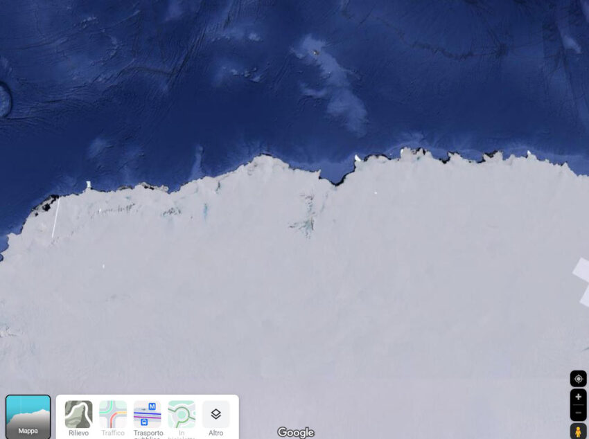 Perché Google Maps non mostra l'Antartide? - Grandeinganno