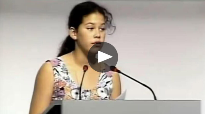 La ragazzina che ha ispirato l'élite a creare il personaggio di Greta. - Grandeinganno