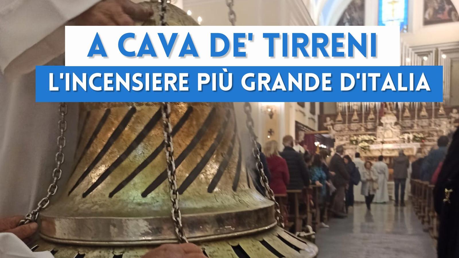 L'incensiere gigante di Cava de' Tirreni