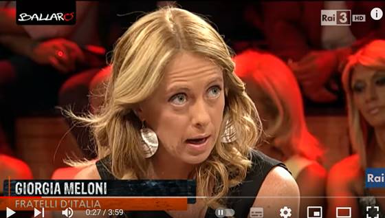 Giorgia Meloni nel 2015: "L'Europa è un comitato di usurai" • Imola Oggi