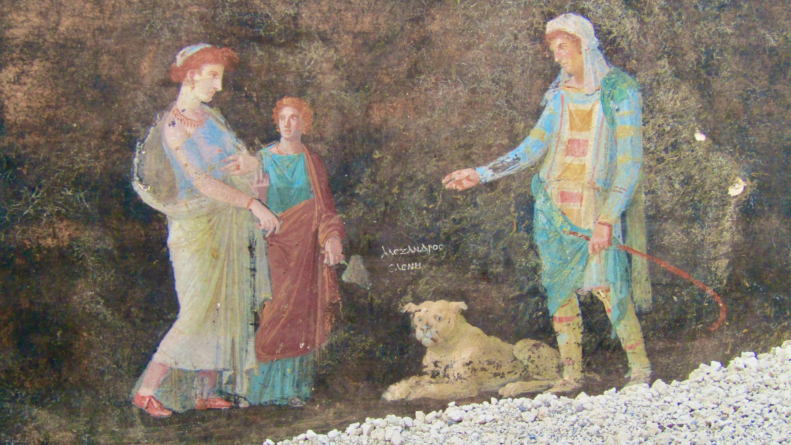 A Pompei nuove meraviglie: il Salone Nero con gli affreschi sulla guerra di Troia