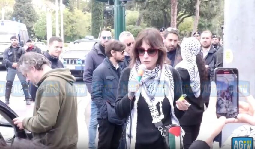 "Aggredita da uomini della Brigata Ebraica, mi hanno sputato addosso", la denuncia di un'attivista - Grandeinganno