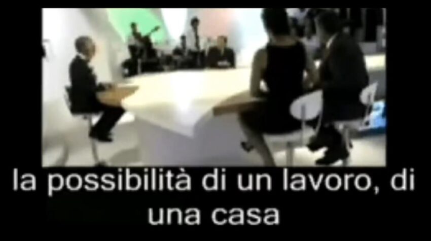 Quando Berlusconi, dalla TV tunisina, invitava i nordafricani a venire in Italia: casa e lavoro per tutti. - Grandeinganno