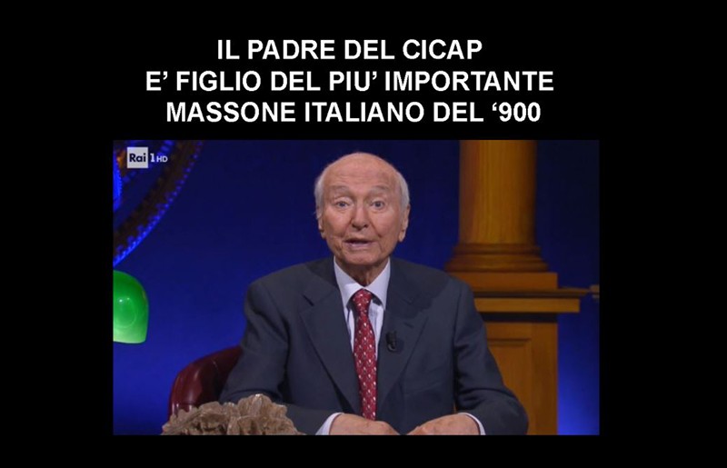 Piero Angela il padre del CICAP, è figlio del più importante massone italiano del '900 - Grandeinganno