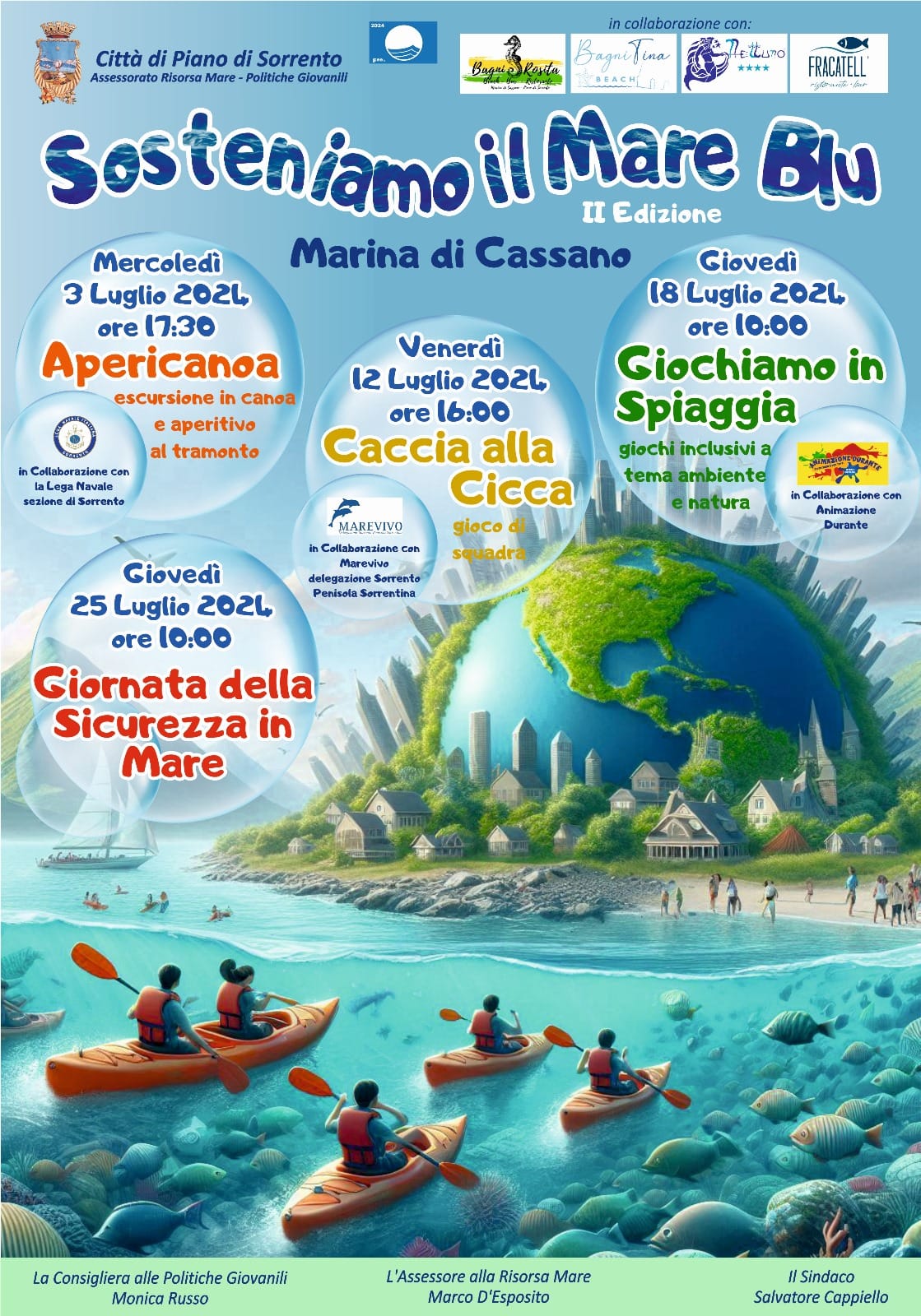 Piano di Sorrento, al via "Sosteniamo il Mare blu" - ècampania