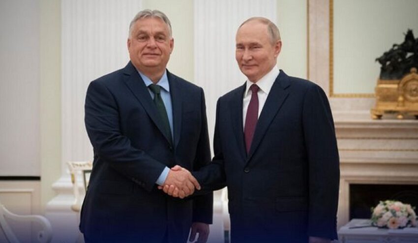 Orbán a Mosca come presidente di turno del Consiglio UE: "Dobbiamo agire per la Pace". Putin: "Pronto a discutere proposte di Pace". Ma l'UE non ci stà e si mobilita per delegittimarlo - Grandeinganno