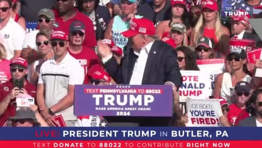 IL VIDEO DELL' ATTENTATO A TRUMP - Grandeinganno