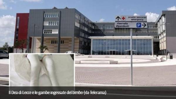 Bimbo entra in ospedale per una crisi respiratoria: esce con le ginocchia fratturate • Imola Oggi