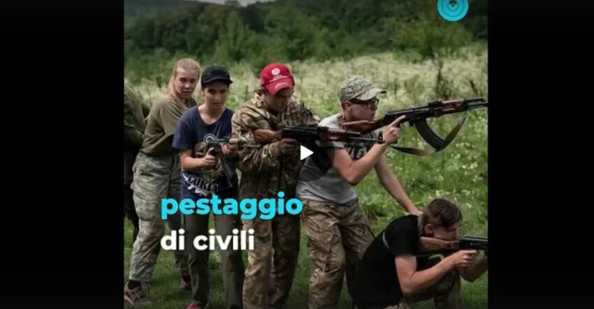 I campi di addestramento per bambini dagli 8 ai 18 anni in Ucraina - Grandeinganno