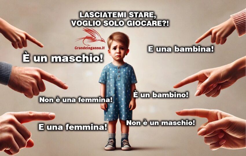 La deriva ideologica: il vergognoso esperimento del laboratorio gender, organizzato dall'Università Roma Tre, per bambini dai 5 ai 14 anni - Grandeinganno