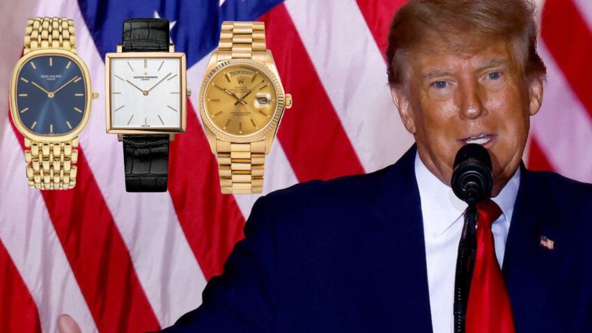 "Amo l'oro. Amo i diamanti. Li amiamo tutti", dice l'ex presidente in un video, approfittando della sua immagine per vendere orologi di lusso. - Grandeinganno