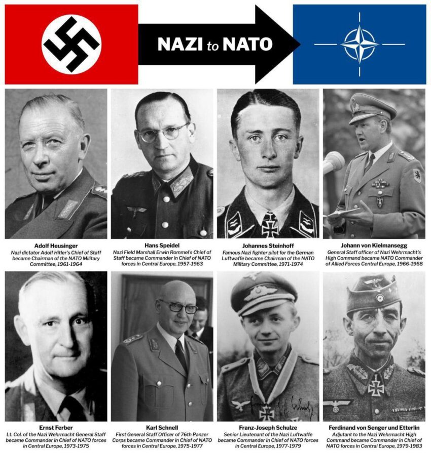 Ufficiali nazisti che hanno assunto posizioni di comando nella NATO dopo la seconda guerra mondiale - Grandeinganno