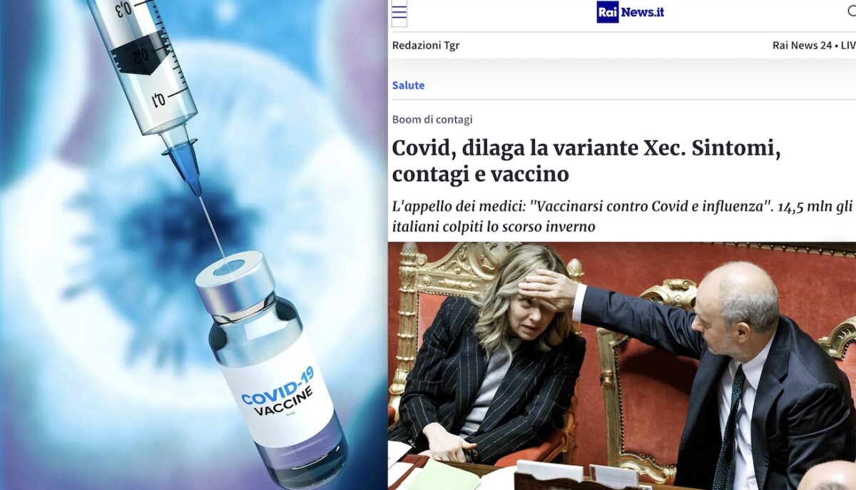 PENSIONATI & FRAGILI DA ELIMINARE CON ICTUS O TURBO-CANCRO DA VACCINI COVID. Terrorismo RAI su Variante XEC per promuovere Sieri mRNA Pericolosi – gospanews.net (IT)