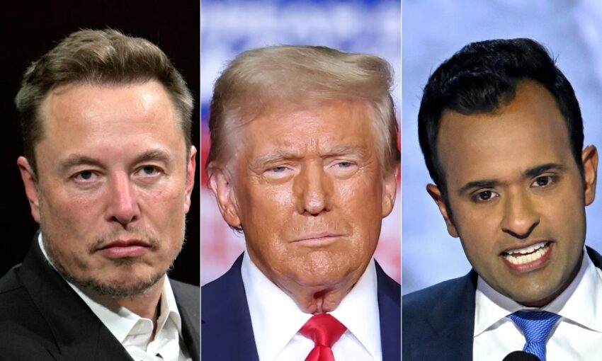 Trump annuncia Elon Musk e Vivek Ramaswamy come responsabili del neonato Dipartimento per l'efficienza governativa - Grandeinganno