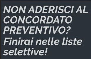 Concordato Preventivo Biennale? FederContribuenti presenta Esposto: «Toni Intimidatori e Minacce di Controlli del Fisco per convincere i Contribuenti ad Aderire»! E' cosi che il Governo ha deciso di Perdere le Prossime Elezioni?