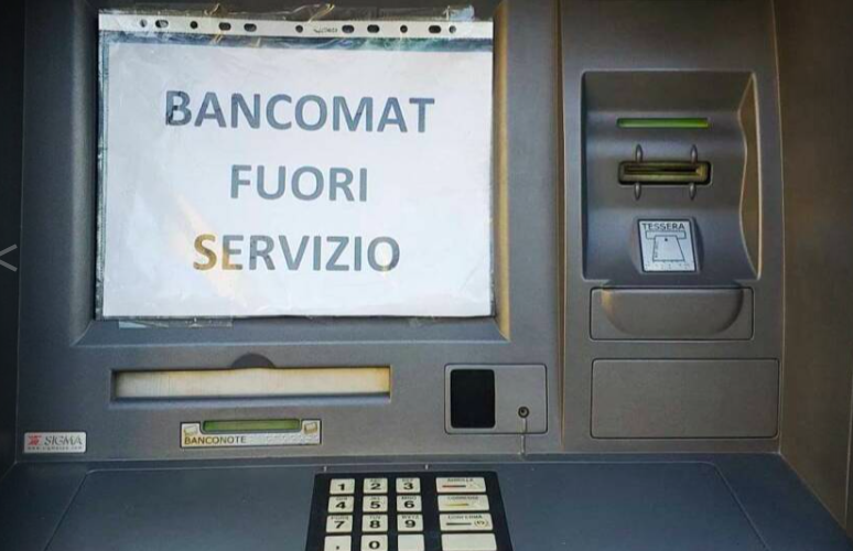 Bancomat e Pos fuori Servizio da Ieri Pomeriggio: anche Stamattina migliaia di Segnalazioni. Non si riesce a Pagare da nessuna parte. E pensare che i geni della Sinistra volevano Abolire il Contante!!!