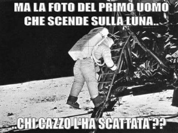 Chi ha Scattato la Foto del 1° Uomo che Scende sulla Luna???