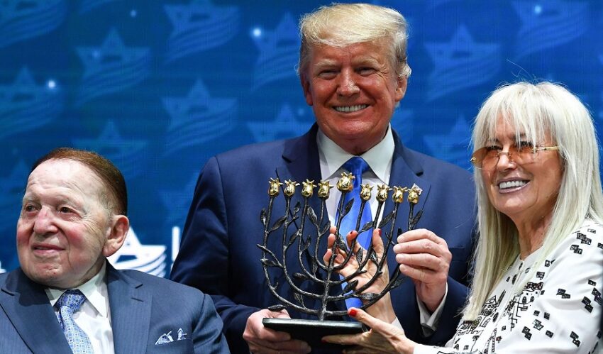 La famiglia Sheldon: i finanziatori ebrei dietro la politica estera di Trump - Grandeinganno