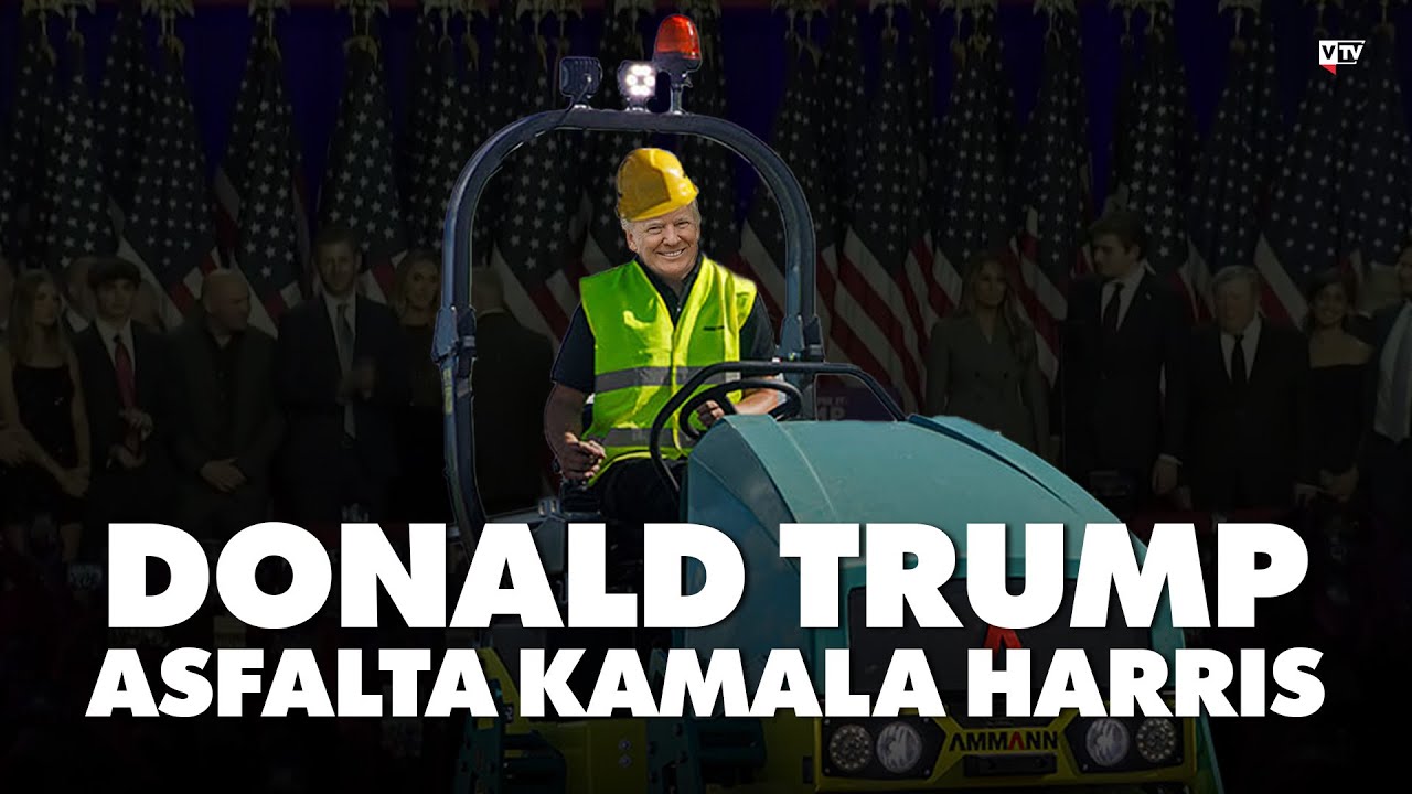 Donald Trump asfalta Kamala Harris - Dietro il Sipario - Talk Show - YouTube
