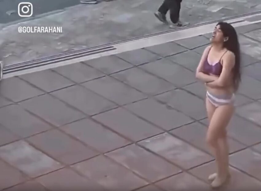 La vera storia dietro l'arresto della donna che passeggiava in mutande in Iran - Grandeinganno