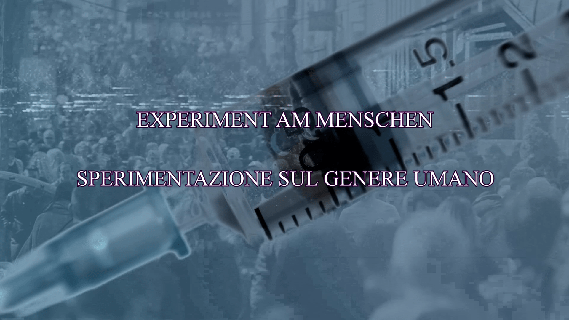 SPERIMENTAZIONE SUL GENERE UMANO – WIR-NOI
