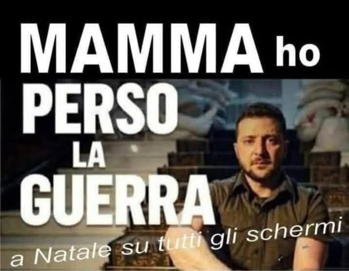 "Mamma ho Perso la Guerra": a Natale in tutti i Cinema! Zelensky Attore Comico Protagonista!
