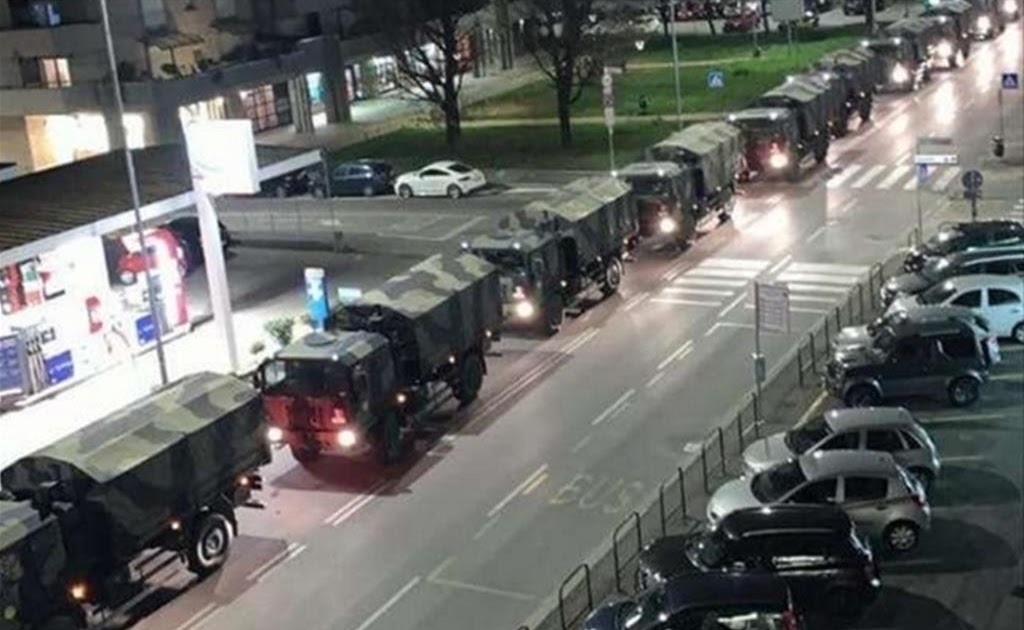 Ma ve lo Ricordate il Falso Folclore relativo alle Bare di Bergamo trasportate dai Camion Militari? Bene...dalla Commissione Covid di Governo, nuove Rivelazioni: "In ogni Camion ci sarebbe stata 1 sola Bara"! Volevano praticamente solo generare Paura Bluffando...e ci sono riusciti!