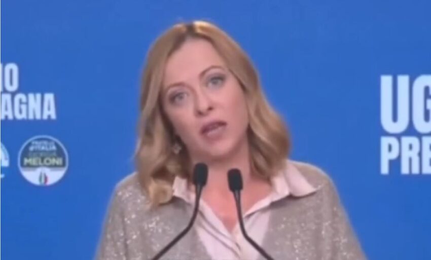 Giorgia Meloni: "Sono fiera che con me la disoccupazione femminile sia ai massimi di sempre." - Grandeinganno