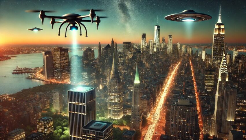 L’ondata di avvistamenti di droni misteriosi fanno parte di una strategia per coprire gli UFO? - Grandeinganno