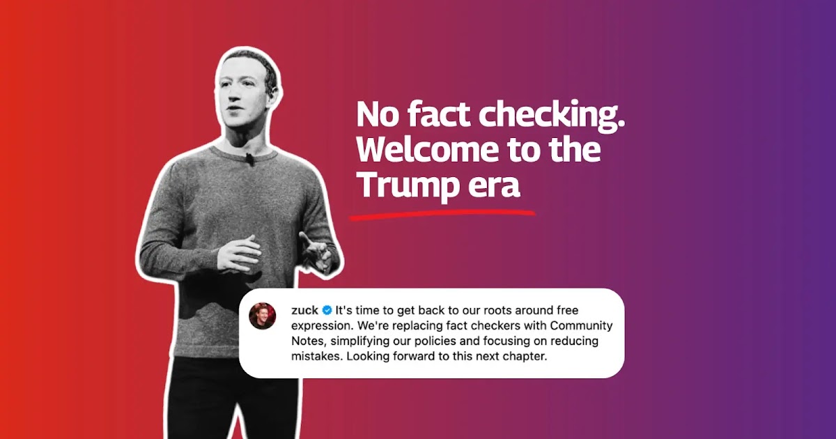 Zuckerberg butta via quella Spazzatura dei Fact Checker , e così Ammette 10 Anni di Censure e di Totalitarismo Culturale!